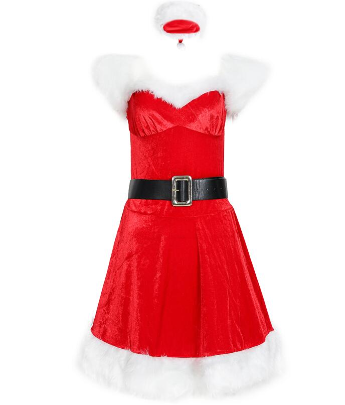 FC152 Womens Adult Sexy Cutie Christmas Mrs Claus Costume